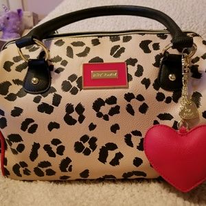 Betsy Johnson Cheetah Print Satchel
